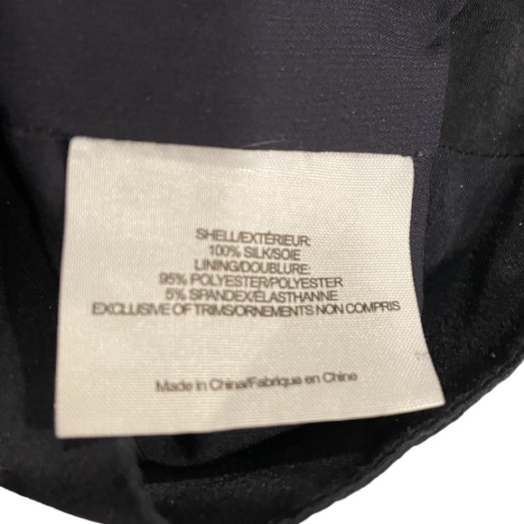 Tory Burch Navy Embellished Silk Sleeveless Top - Picture 8 of 9